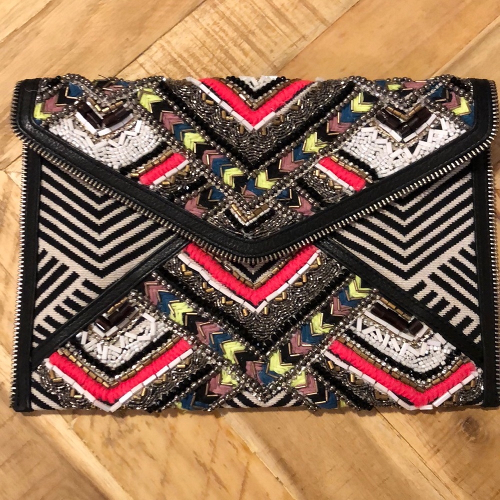 Rebecca Minkoff beaded clutch